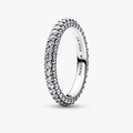 Sterling silver ring with clear cubic zirconia 192627C01-54 (High Resolution)