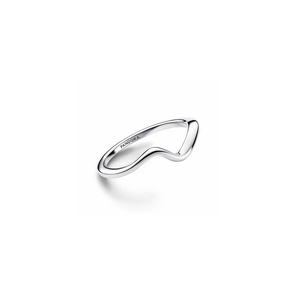 Wave sterling silver ring 193095C00-56 (High Resolution)