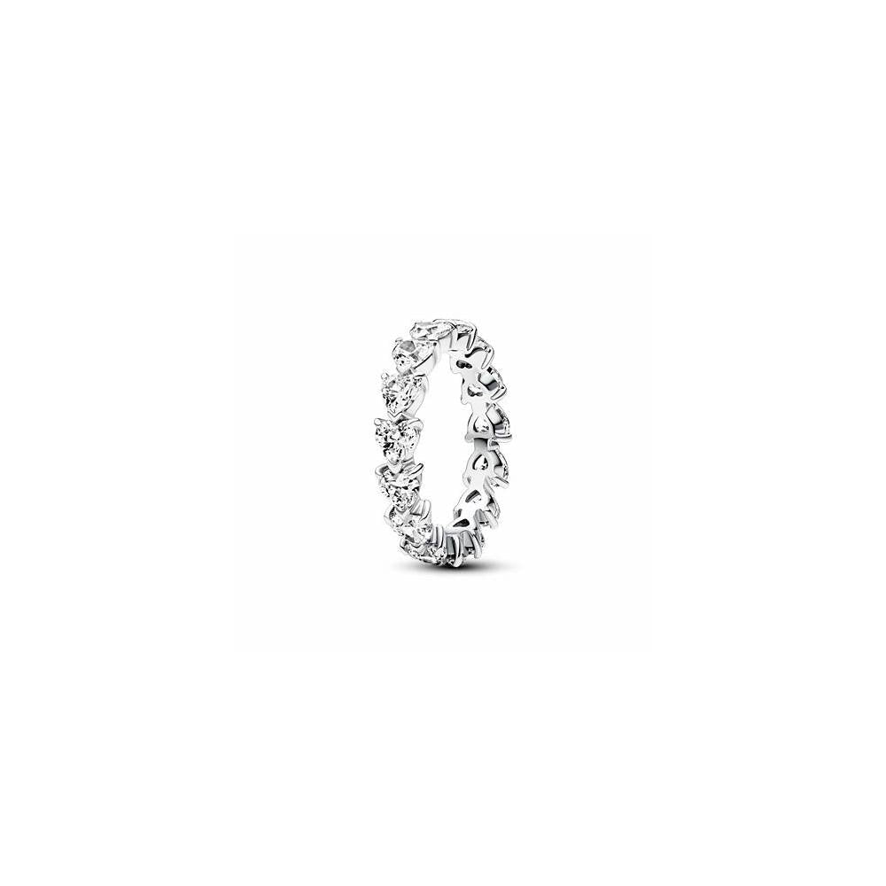 Band of Clear Hearts Ring 193103C01-58 (High Resolution)