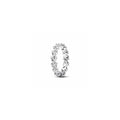 Hearts sterling silver ring with clear cubic zirconia 193103C01-54 (High Resolution)