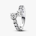 Sterling silver ring with clear cubic zi 193149C01-52 (High Resolution)