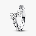 Sterling silver ring with clear cubic zirconia 193149C01-58 (High Resolution)