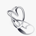 Heart sterling silver ring 193288C00-54 (High Resolution)