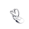 Heart sterling silver ring 193288C00-54