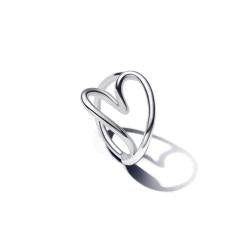 Heart sterling silver ring 193288C00-56