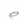 Texture sterling silver ring with clear 193322C01-54 (High Resolution)