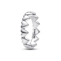Hearts sterling silver ring 193427C00-52