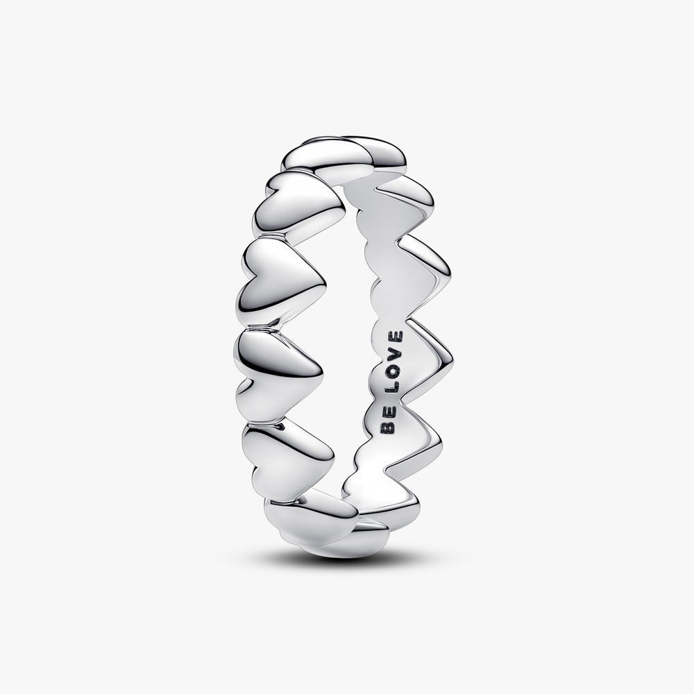 Hearts sterling silver ring 193427C00-60 (High Resolution)