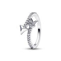 Arrow sterling silver ring with clear cubic zirconia 193619C01-54