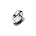 Rippled sterling silver ring 193886C00-50