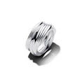 Twisted sterling silver ring set 193890C00-52