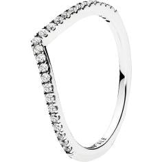 Shimmering Wish Silver Ring w CZ 196316CZ-54