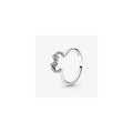 Disney Minnie Silhouette Silver Ring w C 197509CZ-56 (High Resolution)
