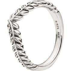 Lively Wish Silver Wishbone Ring 197681-44