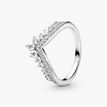 Princess Wish Silver Ring with Clear CZ 197736CZ-54 (High Resolution)