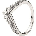 Princess Wish Silver Ring with Clear CZ 197736CZ-60
