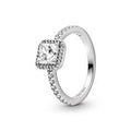Timeless Elegance Silver Ring w CZ 198863C01-54
