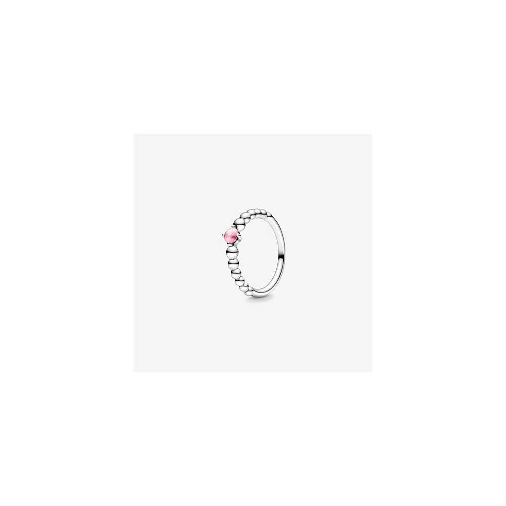 October Petal Pink Silver Ring with Man- 198867C09-50 (High Resolution)
