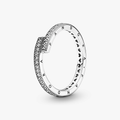 Pandora Logo Cross-Over Stackable Silver 199491C01-48 (High Resolution)