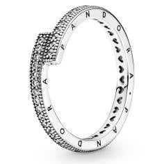 Pandora Logo Cross-Over Stackable Silver 199491C01-50