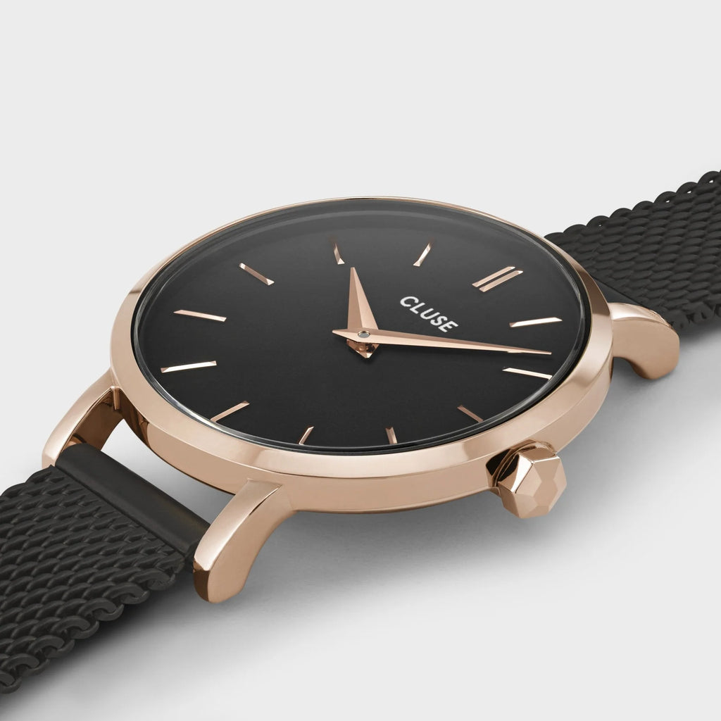 CLUSE - Boho Chic Petite Mesh Rose Gold Black/Black CW0101211004
