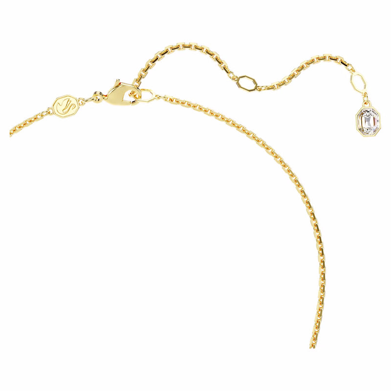 Idyllia pendant Mixed cuts, Flower, Multicoloured, Gold-tone plated