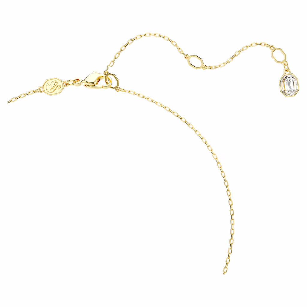 Idyllia pendant Mixed cuts, Pavé, Butterfly, Multicoloured, 18k gold finish 5709950