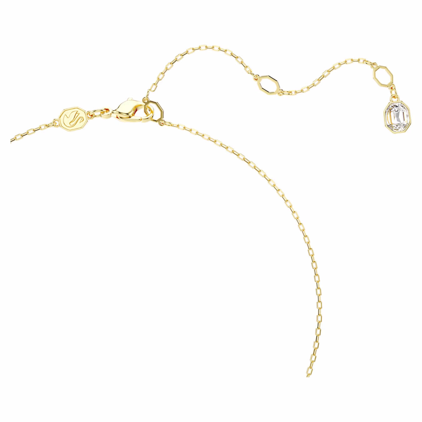 Idyllia pendant Mixed cuts, Pavé, Butterfly, Multicoloured, 18k gold finish 5709950