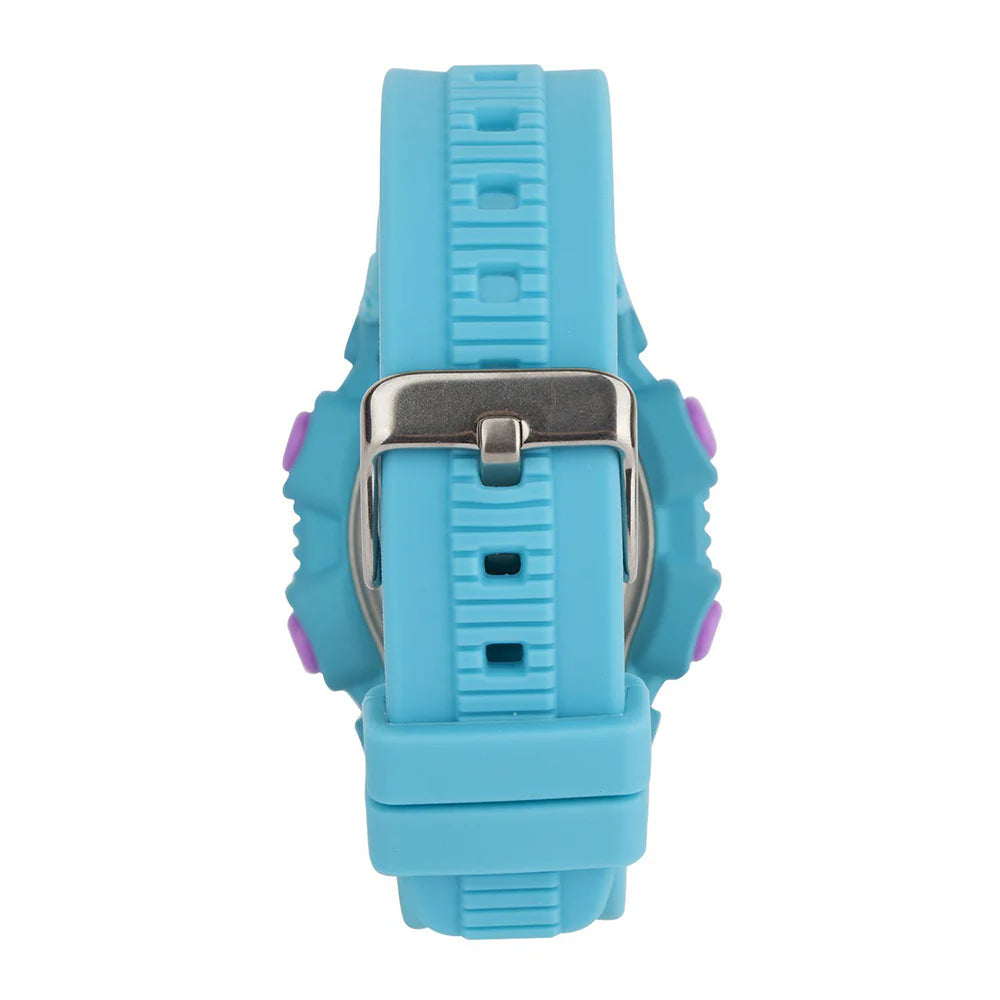 Cactus Fiesta Rectangle Aqua & Purple Digital Watch CAC-122-M04