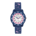 Cactus 'Junior' Blue & Pink Flower Time Teacher Watch CAC-124-M04
