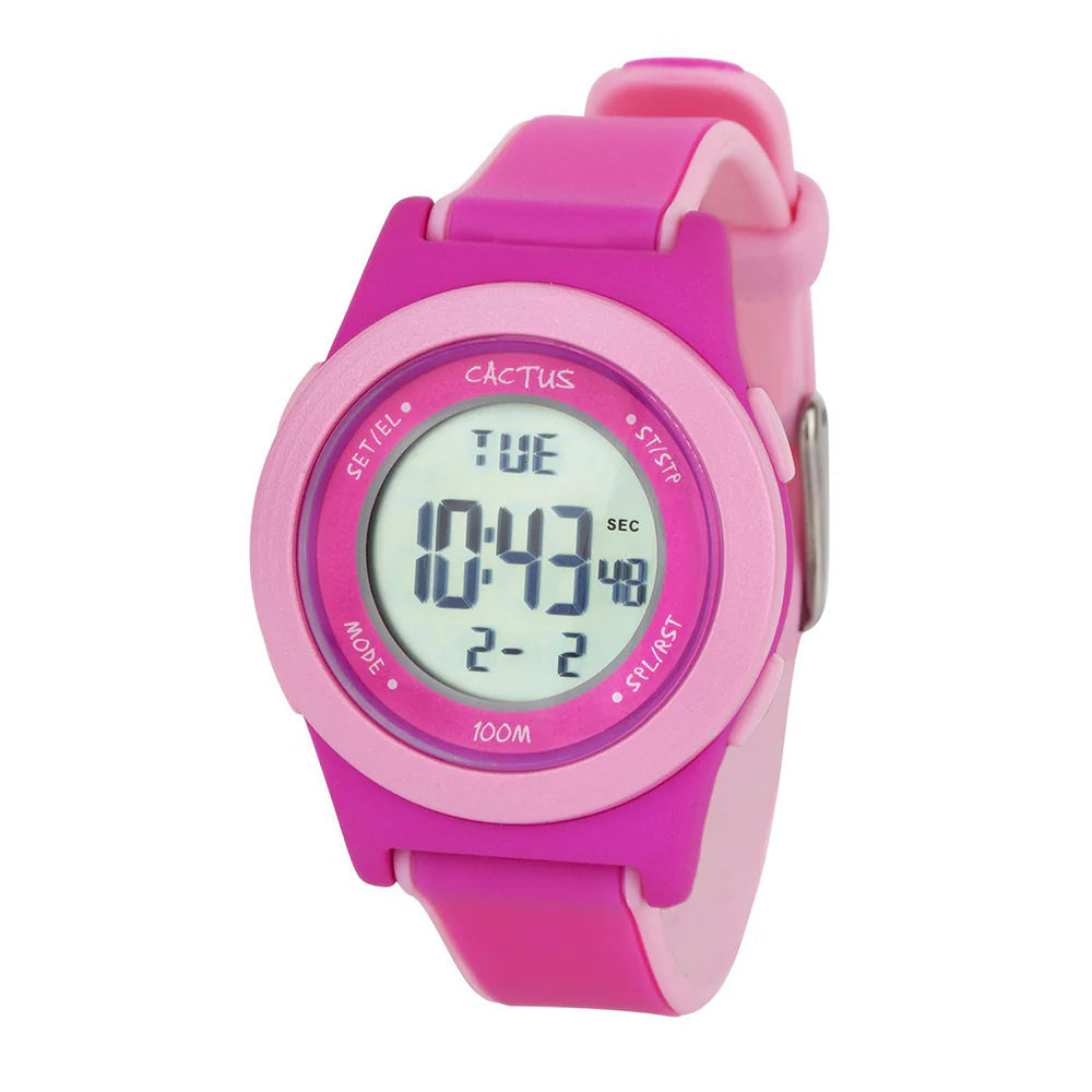 Cactus Shine Pink Digital Watch CAC-125-M05