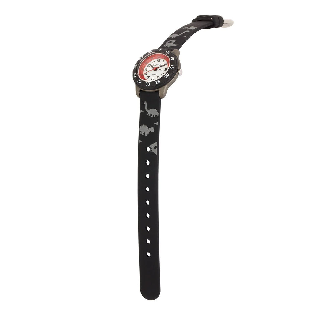 Cactus Dinosaur Time Black Teacher Watch CAC-124-M01