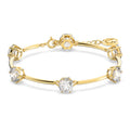Constella Gold Tone White Crystal Clip On Earrings 5616920