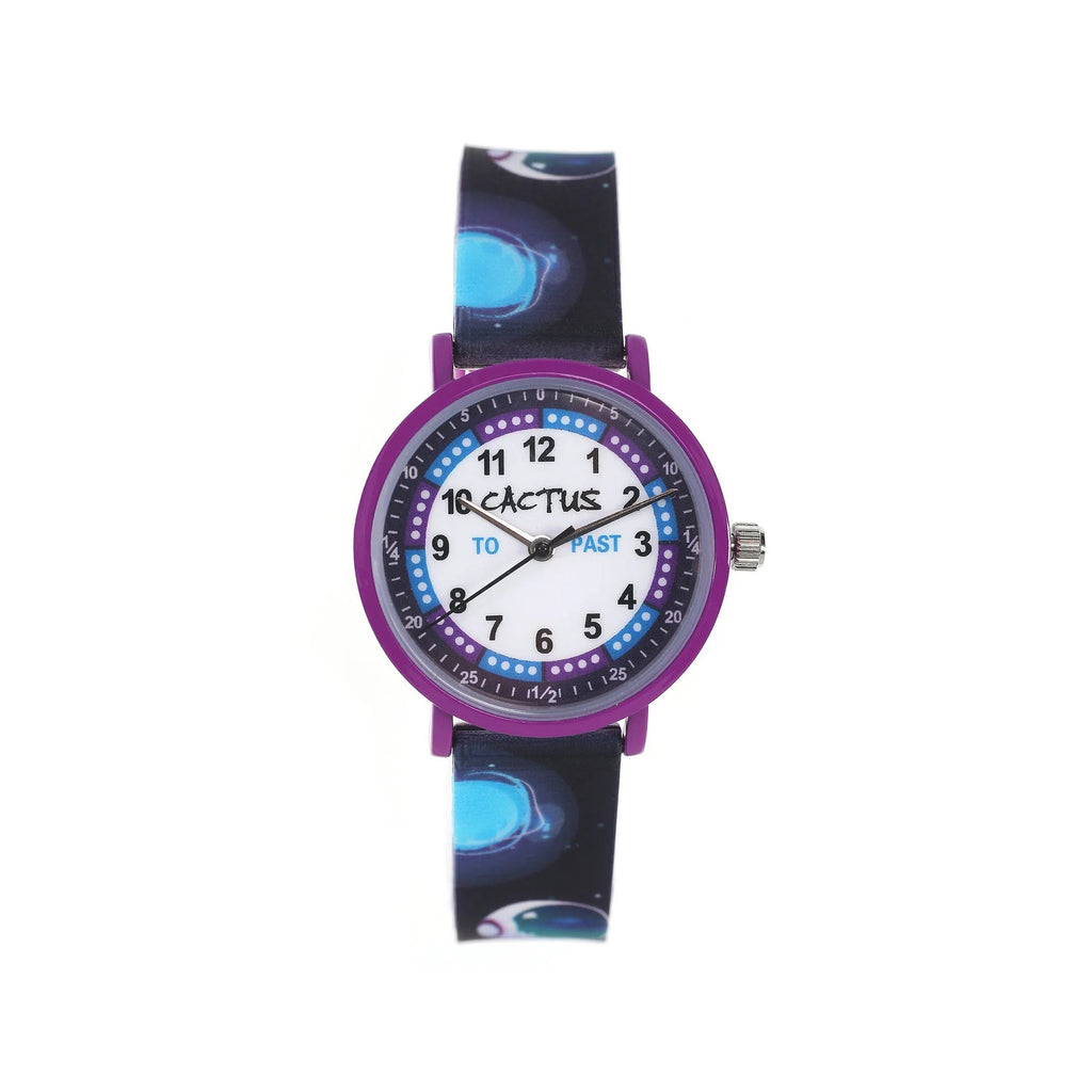 Cactus Watch Astronauts Space Time Teacher Purple Watch CAC-143-M01