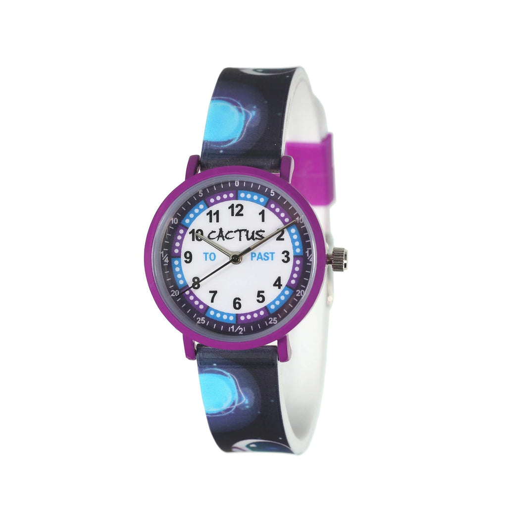 Cactus Watch Astronauts Space Time Teacher Purple Watch CAC-143-M01