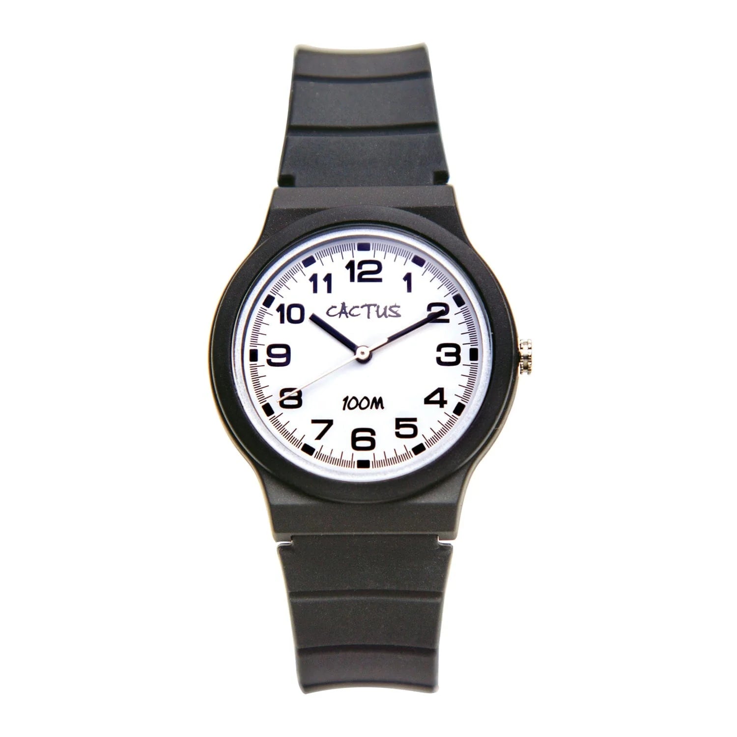 Cactus- Kids Classic. 100m water resistant watch, Black Watch CAC-140-M01