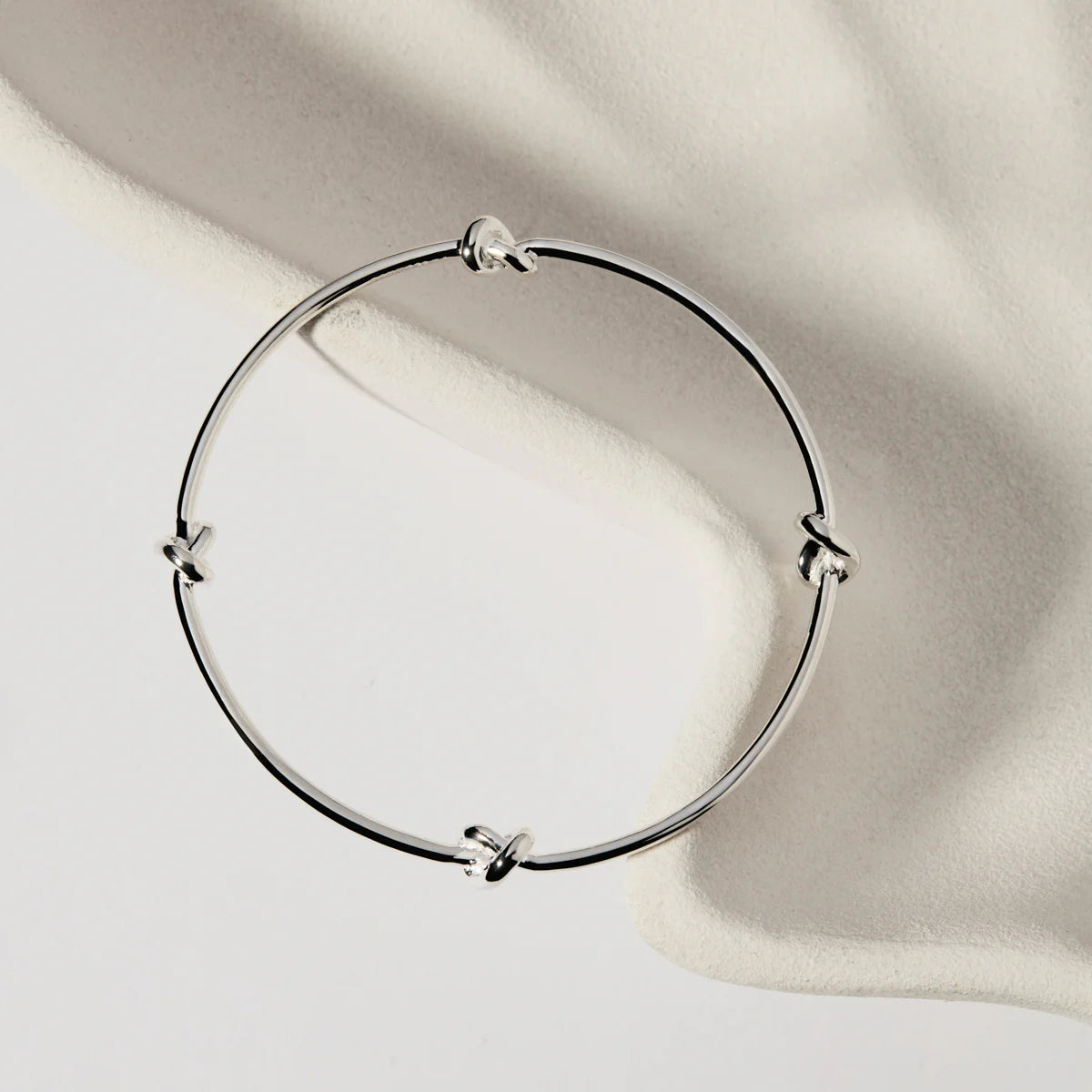 NAJO 'Nature's Knot' Sterling Silver Bangle B7044-68