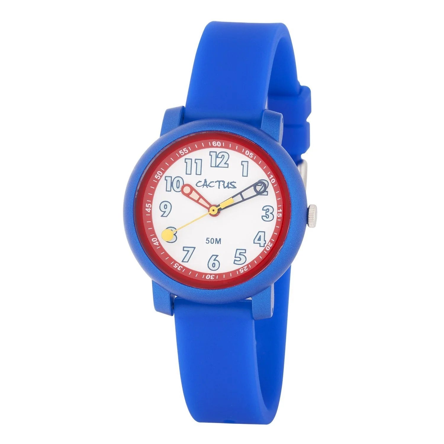 Cactus Blue Silicone Watch CAC131M03 50m water resistant