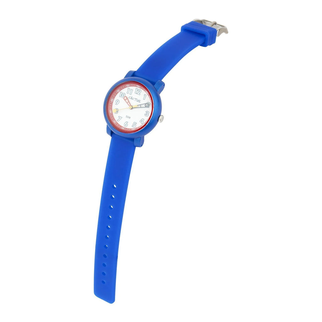 Cactus Blue Silicone Watch CAC131M03 50m water resistant