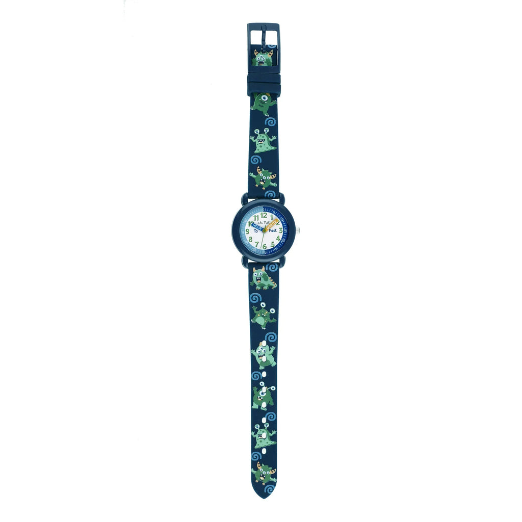 Cactus Time Teacher Monster Navy Blue Watch CAC-113-M03