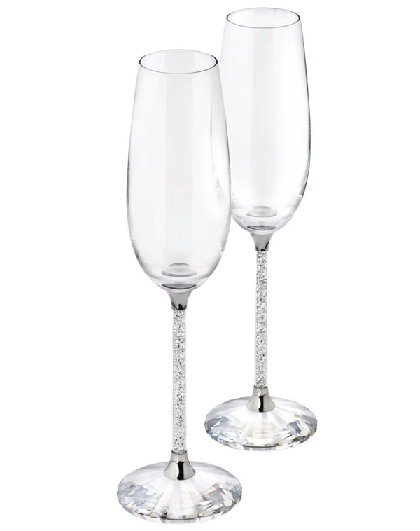 Crystalline Toasting Flutes (Set of 2)
