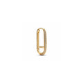14k Gold-plated elongated hoop link earr 262796C01 (High Resolution)