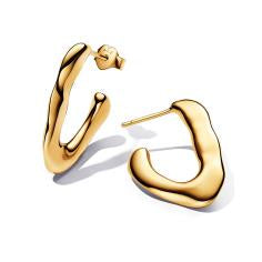 Organically V-shaped Open Hoop Earrings| 263290C00