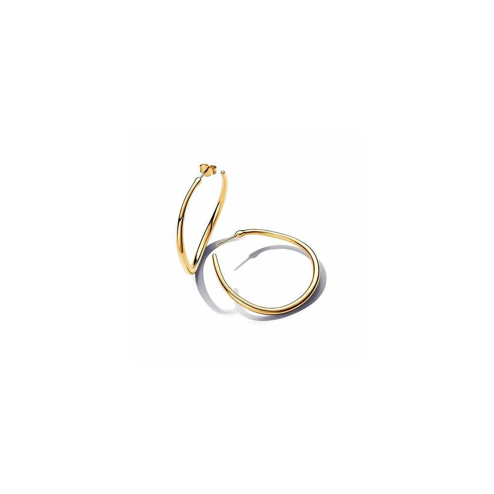 Organically Shaped 42 mm Open Hoop Earri 263299C00 (High Resolution)