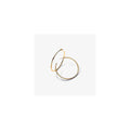 Organically shaped 14k gold-plated hoop 263870C00 (High Resolution)