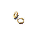 Twisted 14k gold-plated huggie earrings 263871C00