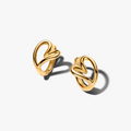 Heart 14k gold-plated hoop earrings 264359C00 (High Resolution)