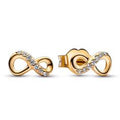 Sparkling Infinity Stud Earrings| 268820C01