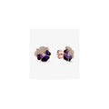 Pansy 14k rose gold-plated stud earrings 280781C01 (High Resolution)