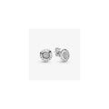 PANDORA Signature Logo Silver Stud Earri 290559CZ (High Resolution)